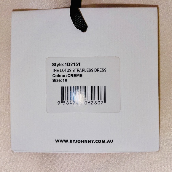 Brand New By Johnny The Lotus Strapless Dress - Picture 9 of 12